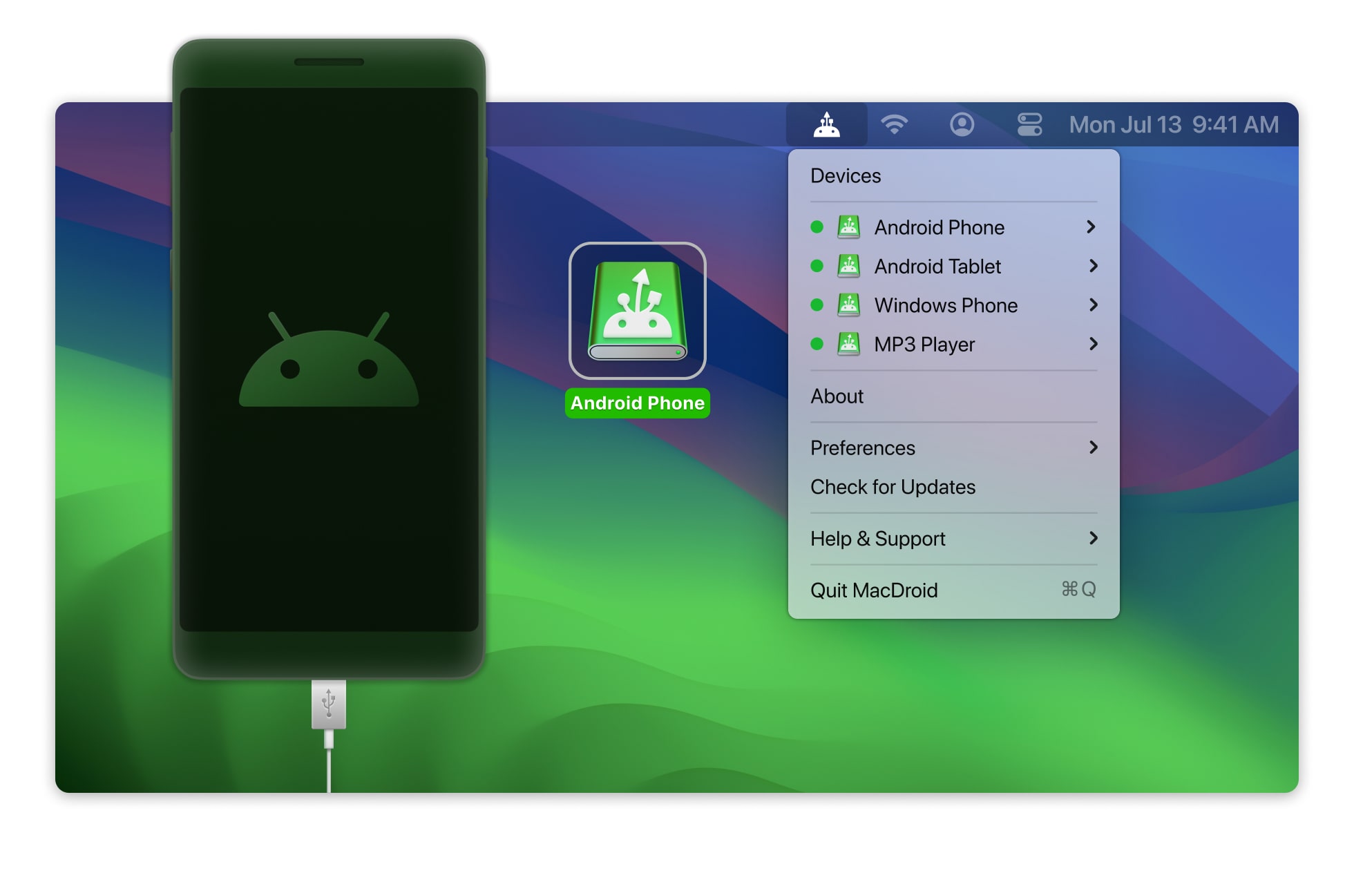 Connect Android to Mac easily